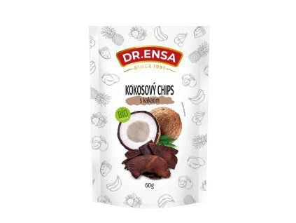 BIO Kokosové chips s kakaem 60g