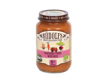 RudolfsBIO 190g Zel s hovězím masem 6m+