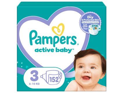 Pampers ActiveB Mega Box S3 (152ks/FOL)