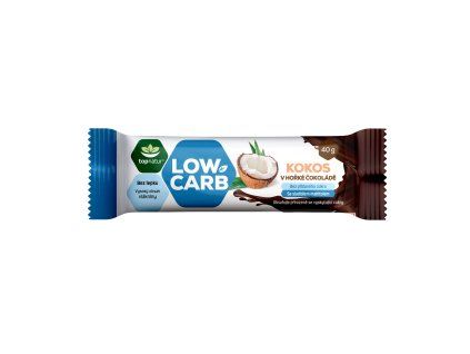 Topnatur LC tyčinka 40g kokos v čokoládě