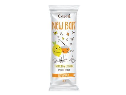 Cerea New Bar 28g Tvaroh-Citrón