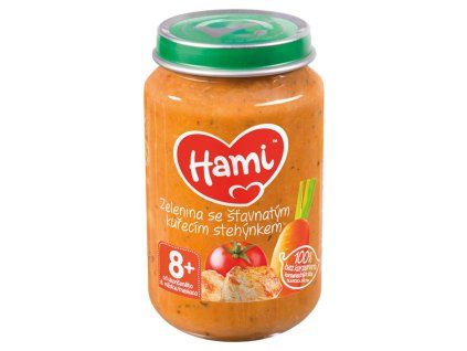 Hami menu 200g zelenina s kuř steh 8m+