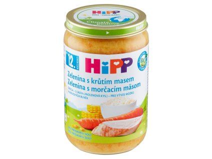 HiPP menu 220g krůtí zelenina 12m+