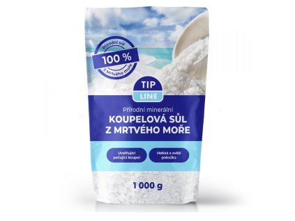 Tip Line Sůl do koupele 1kg Mrtvé moře