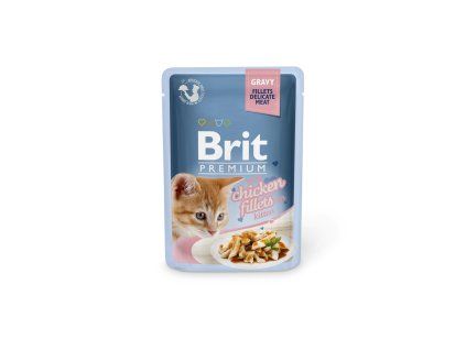 Brit Premium kapsa 85g Kitten kuřecí