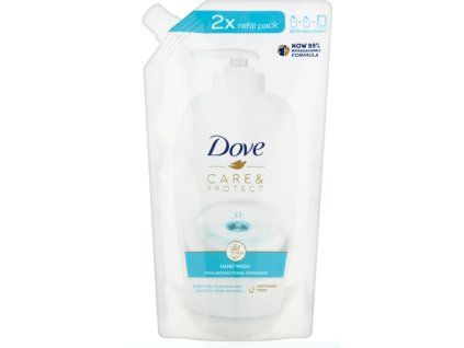 Dove Care & Protect antibakteriální tekuté mýdlo náhradní náplň 500 ml