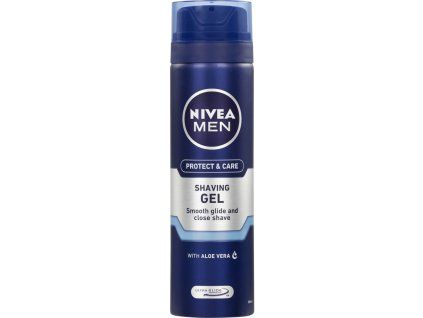 Nivea Gel na holení 200ml Protect&Care Ks