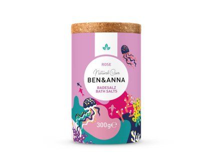 BEN&ANNA Sůl do koupele Růže 300 g