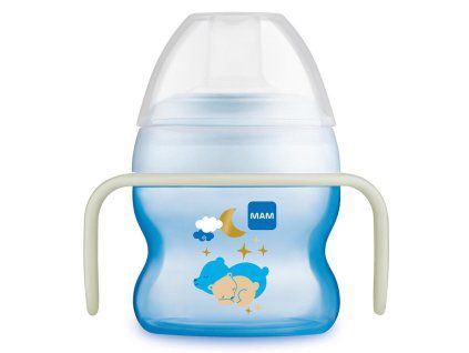 MAM HRNEK STARTER CUP NIGHT 150 ml, 4+ měsíce, medvěd