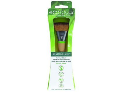 ECOTOOLS INTERCHANGEABLES Štětec na make-up plochý;