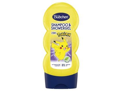 BÜBCHEN KIDS Šampon a sprchový gel 2v1 Pokémon 230 ml