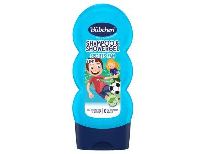 BÜBCHEN KIDS Šampon a sprchový gel 2v1 Sport 230 ml