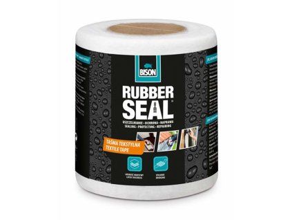 BISON textilní páska RUBBER SEAL 10 cm x 10 m
