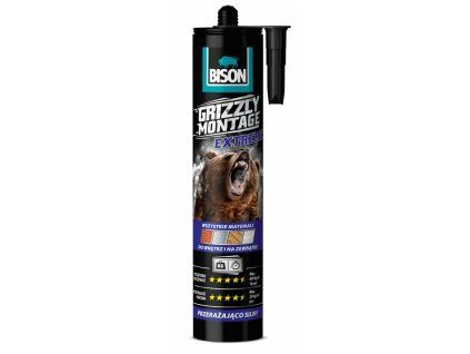 BISON univerzální lepidlo GRIZZLY MONTAGE EXTREME 435 g