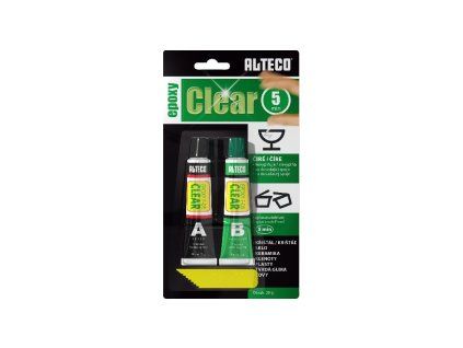 ALTECO dvousložkové epoxidové lepidlo Epoxy Clear 5 min 20 g
