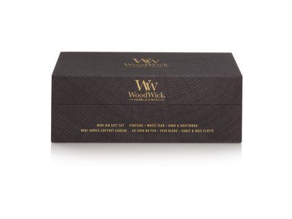 WoodWick dárkový set 3ks sklo malé