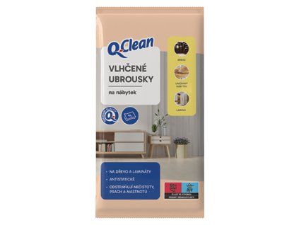Q Clean vlh ubr na nábytek (40ks/sáč)