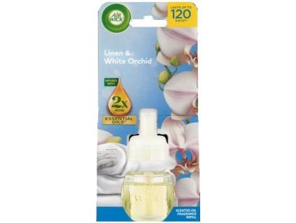 Air Wick Electric náplň 19ml Prádlo a bílá orchideje Ks