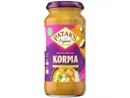 F.W.TANDOORI Patak's Original Korma Omáčka krémová kokos/ kari 450 g