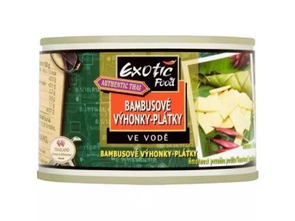 Exotic Food Výhonky bambusové plátky 227 g