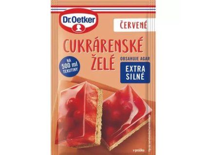Dr. Oetker Cukrářské želé červené 36 x 10 g