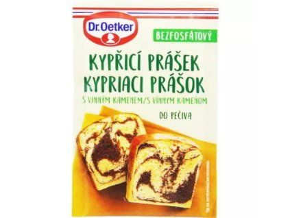 Dr. Oetker Kypřící prášek s vinným kamenem 30 x 15 g