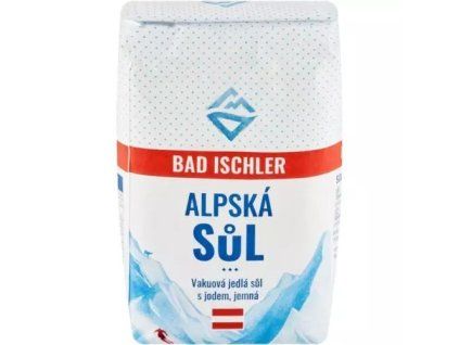 BAD ISCHLER Alpská jemná sůl 1 kg