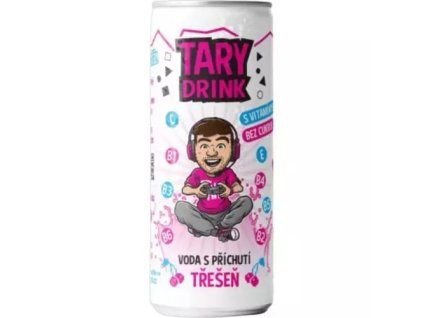TARY DRINK voda s příchutí třešně 0,25L