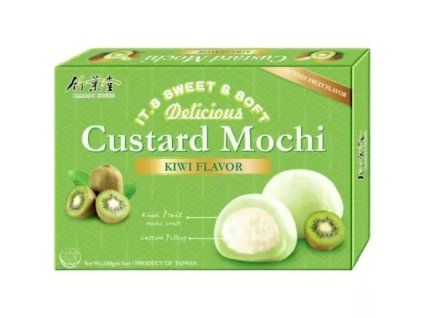 BAMBOO HOUSE custard mochi s příchutí kiwi 180g