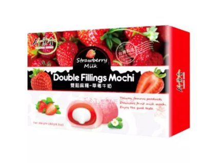 BAMBOO HOUSE double filling mochi strawberry 180g