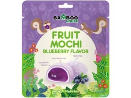 BAMBOO HOUSE fruit mochi blueberry flavor 120g