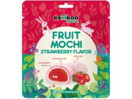 BAMBOO HOUSE fruit mochi strawberry flavor 120g
