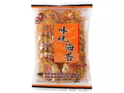 Bin Bin rýžové kracker s mořské řasy příchutí 135g