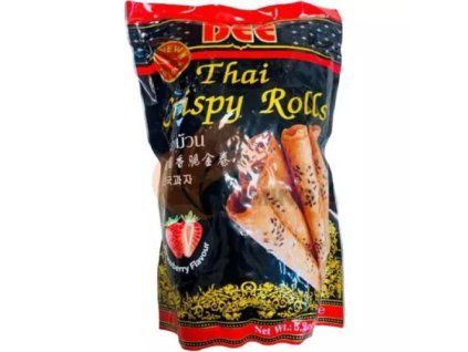 Dee trubičky thajské sezamové s příchutí jahoda 150g ( BANH QUE DAU)