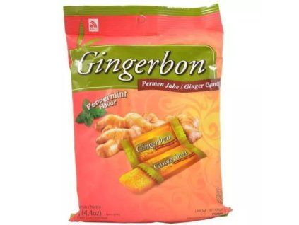 GINGERBON zázvorové bonbóny s příchuťí mentolový 125g