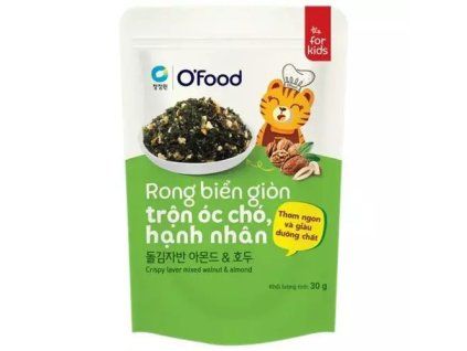 O'FOOD Seaweed with mixed Walnut and Almond 40g