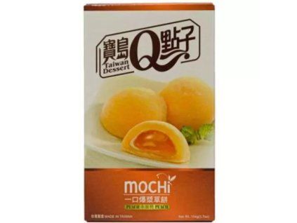Q mochi rýžové koláčky s příchutí broskev 104g