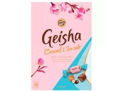 Geisha pralines caramel sea salt 150g