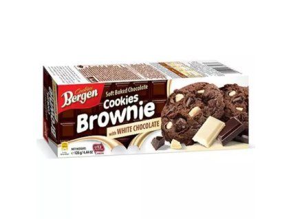 Bergen cookies brownie with white chocolate 126g