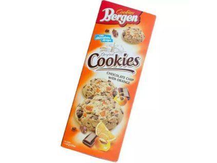 Bergen cookies chocolate chip with orange 130g