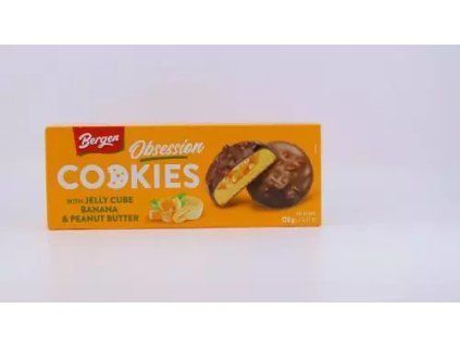 Bergen obsession cookies jelly cube banana&peanut butter 128g