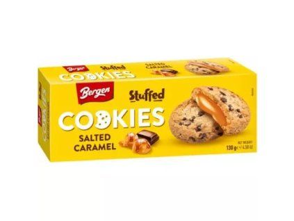 Bergen stuffed cookies salted caramel 130g