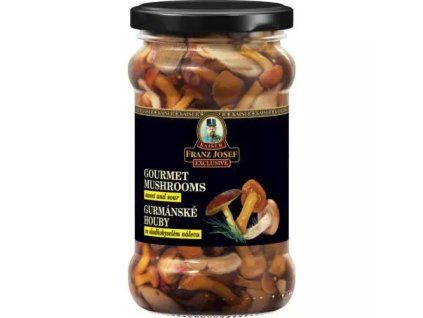 FJK houby lesní v sladkokyselém nálevu 280g