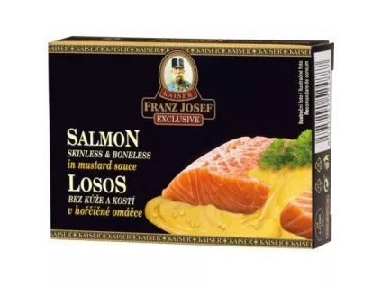 FJK losos v hořčičné omáčce 110g