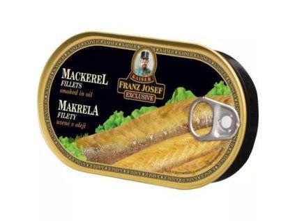 FJK makrela uzená filety v rostlinném oleji 170g