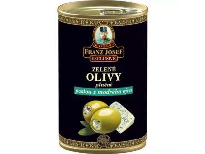 FJK olivy zelené plněné sýrovou pastou 300G/314ML
