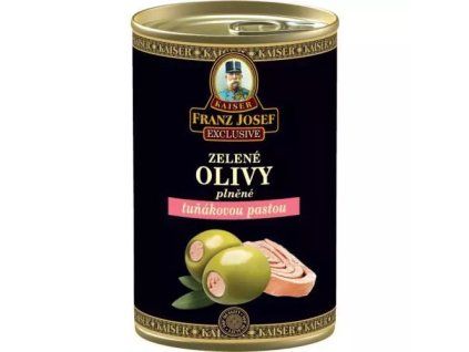 FJK olivy zelené plněné tuňákovou pastou 300G/314ML
