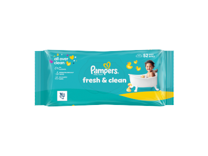 Pampers wipes (52ks/fol) Fresh Clean