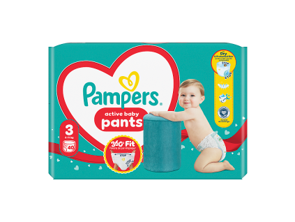 Pampers Active pants VP S3 (40ks/fol)