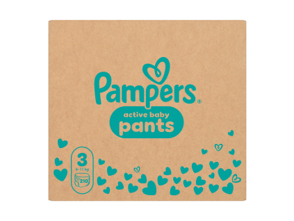 Pampers kalho. plenky S3 MSB 210
